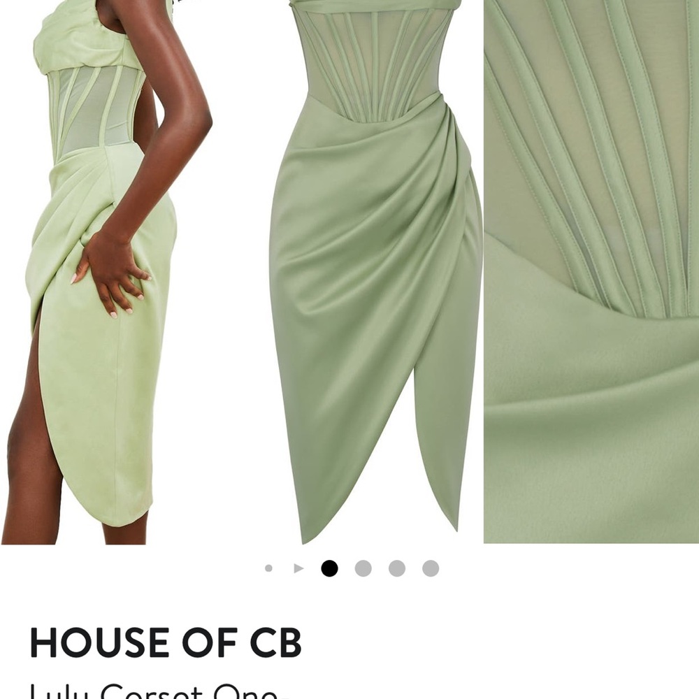 House of CB-Size M- Pistachio color..corset design: receive tons of compliments